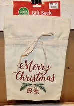 Christmas Gift Sack You Choose Type 12&quot; x 8&quot; With Tie String Winter Wond... - $3.89