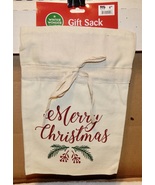 Christmas Gift Sack You Choose Type 12&quot; x 8&quot; With Tie String Winter Wond... - £3.04 GBP