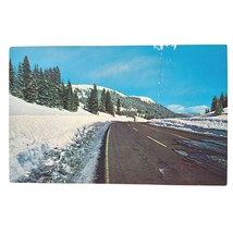 Postcard Winter Time On Wolf Creek Pass US Highway 160 Colorado Chrome U... - £5.45 GBP