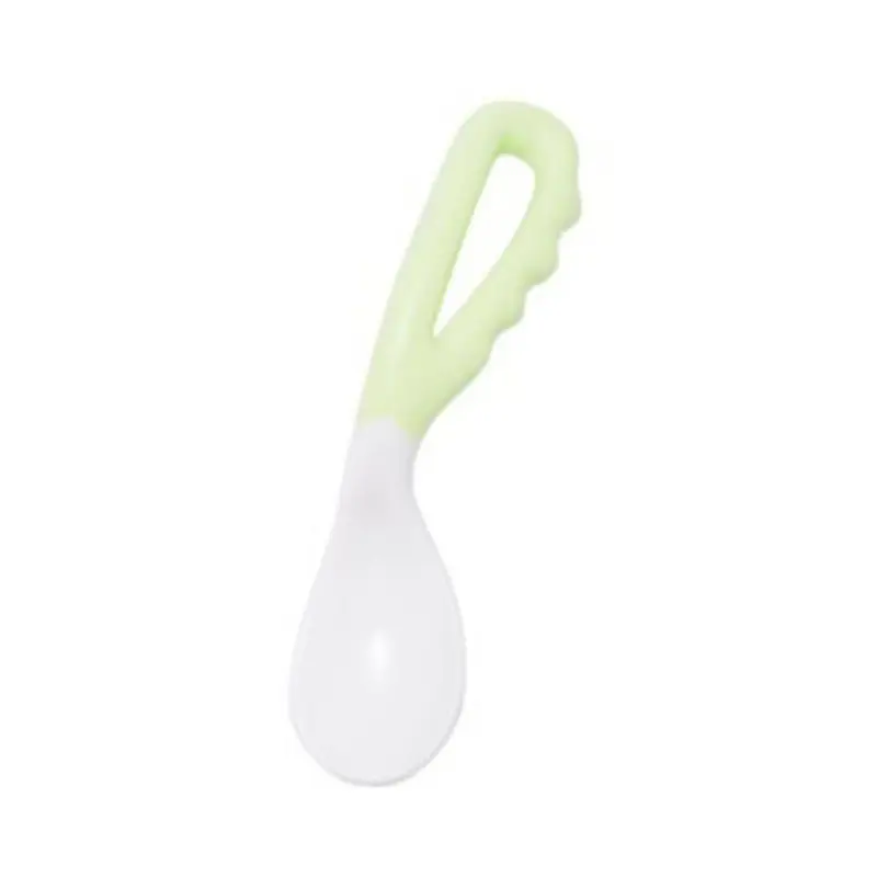 Oval Children&#39;s Elbow Spoon Baby Learning To Eat Training Curved Soup Sp... - $12.83