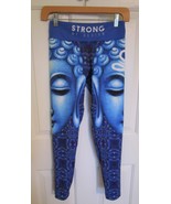 World of Leggings Laser Print SMALL MADE USA Strong by Design SMALL Full... - £7.43 GBP
