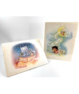NOS Vintage Nursery Prints Sandman/Sleeping/Stars/Night Brite Music 9x12... - $34.64