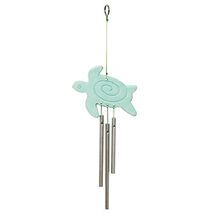 Beachcombers Ceramic Sea Turtle Wind Chime Outdoor Garden Windchime 10.2... - $17.98