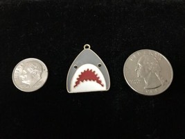 Shark Rare enamel Pendant Necklace charm - $14.20
