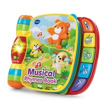 VTech Musical Rhymes Book, Red 1.74 x 8.76 x 7.48 inches - $32.99