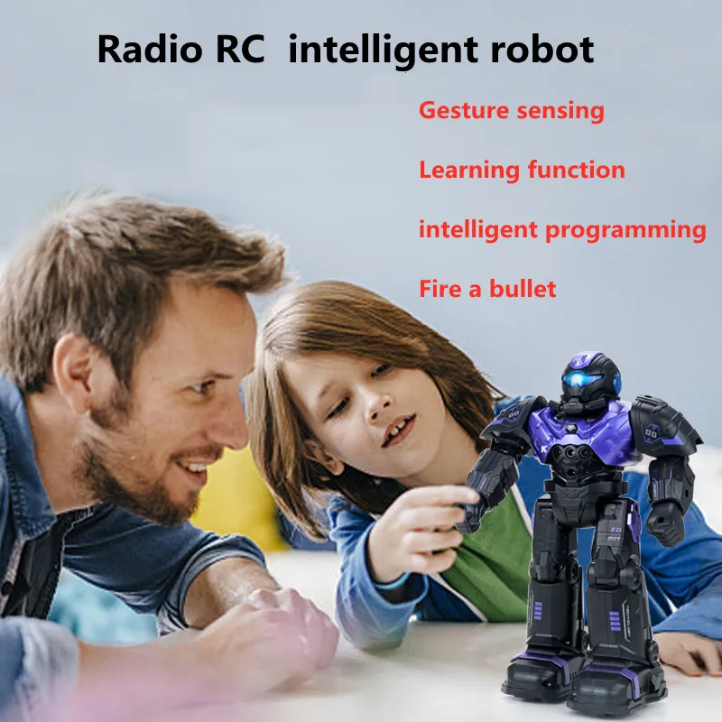 Intelligent RC Robot Smart Rremote Control Electronic Toy IR Gesture Control - £68.06 GBP