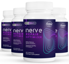 4 Pack Nerve Repair Optimizer, nerve support for neuropathy-60 Capsules x4 - £99.64 GBP