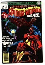 SPIDER-WOMAN #6 1978- Werewolf by Night comic book VF - £42.06 GBP