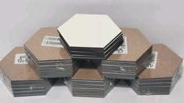 Hexagon Shaped MDF Sublimation Blank Coasters With Cork Backing - 57 Pie... - $1,042.05 MXN