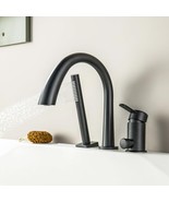 Waterfall Roman Tub Faucet with Hand Shower, Deck Mount Tub Filler Batht... - $74.95