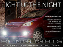 Xenon Halogen Fog Lamps Driving Light Kit for 2012-2022 Mitsubishi Mirage g4 - £87.58 GBP