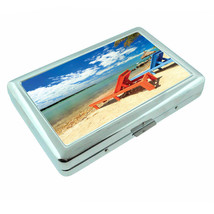 Florida Hot Spots Keys D1 Silver Metal Cigarette Case RFID Protection Wa... - $16.78