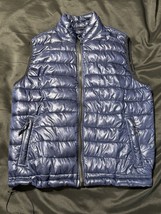 Aéropostale Men’s Puffer Vest Navy Blue Size Large Zip Pockets - $24.95