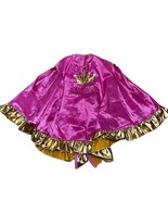 &quot;Victoria&quot; Embroidered Pink/Gold Makeup Hair Pageant Cape Age 3-6 - £7.50 GBP