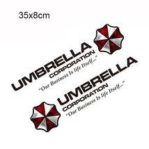 2pcs 35-90cm Colored Umbrella Corporation Car Styling PVC Sticker Side Doors Bod - £74.77 GBP