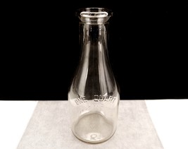 Vintage Glass Quart Milk Bottle, Round Unbranded, Owens-Illinois Duragla... - $14.65