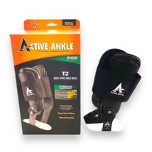 Active Ankle Black Rigid Stabilizer T2 Multi Sport Ankle Brace Size Small NEW - £32.76 GBP