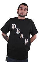 Streetwear Deadline Men&#39;s Black Dead Pin Up Girls T-Shirt NEW - $17.98
