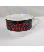 MTY International I Love Everything About You 3.18&quot; Coffee Cup - €9,92 EUR