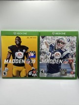 Madden NFL 19 &amp; Madden NFL 17 (Xbox One 2018) TESTED - Fast FREE SHIPPING! - £7.46 GBP