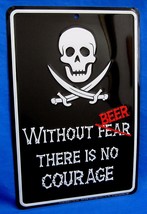 Without Beer - *Us Made* Embossed Sign - Man Cave Garage Bar Pub Shop Wall Decor - £12.55 GBP