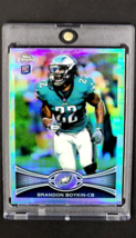 2012 Topps Chrome Refractor #36 Brandon Boykin RC Rookie *Great Looking Card* - £1.59 GBP