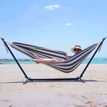 Portable Hammock for 2 Persons, Hanging Camping Bed for Patio,Porch,Outd... - $189.29