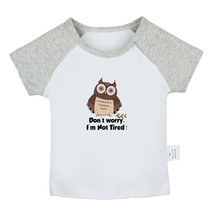 I&#39;m Not a Regular Baby Funny Tops Newborn Baby T-shirts Infant Animal Owl Tees - £7.91 GBP+