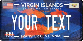 US Virgin Islands 2017 License Plate Personalized Custom Car Bike Motorcycle - £9.42 GBP+