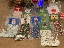 Home Made 11 Inch Christmas Stockings Choose From A Variety of Designs - $9.99