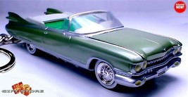 Rare Htf Key Chain 1959/60 Green Cadillac Eldorado Convertible Custom Great Gift - £38.59 GBP
