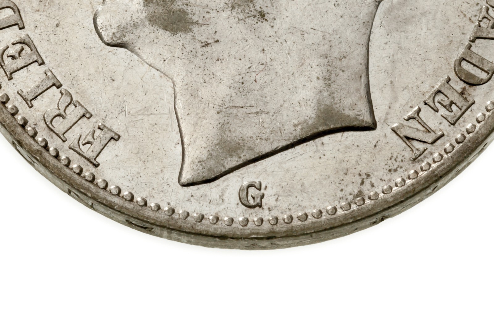 1912-G German States Baden 3 Mark (About Uncirculated, AU) KM# 280 Item image 4