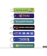 AIRLINE Luggage BAG TAGS ☆ Korean, Thai, Cathay Pacific, Japan, Singapor... - $14.99 CAD