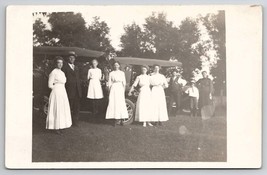 RPPC The Families and their Automobiles Showing the Fancy New Car Postcard B30 - £11.03 GBP