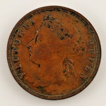 1872-H Straits Installation 1 Cents Pièce de Monnaie ( VF Très Fin Plus ... - $1,252.89 MXN