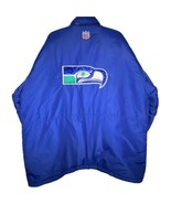 Seattle Seahawks Puma Team NFL Football Jacket XL No Hood Vtg - $81.48 CAD