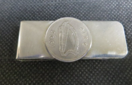 Money Clip 1993 Irish Ireland 3 Pence Harp Coin  Money Clip - £14.09 GBP