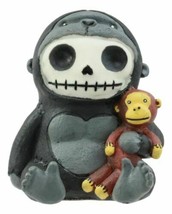 Furrybones Kongo Gorilla King Kong Cute Skeleton Figurine 2.5&quot;Tall Furry Bones - £11.71 GBP