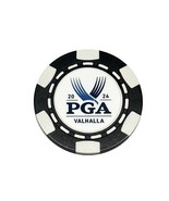 2024 PGA Championship Valhalla  Clay Poker Chip - 3pc Black - $10.84