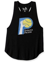 NBA Indiana Pacers Wishbone Tank Top Womens Size M or L Touch Black T Back Style - £10.29 GBP