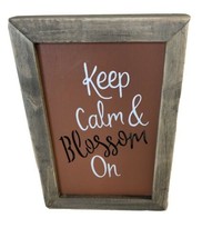 Keep Calm And Blossom On Framed Cutout Sign picture - £7.83 GBP