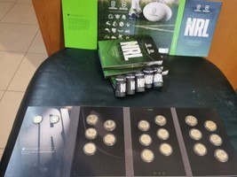 NRL COIN 17X$1 Collection Set Plus 2 X $2 Coloured NRL &amp; NRLW COINS - £37.23 GBP