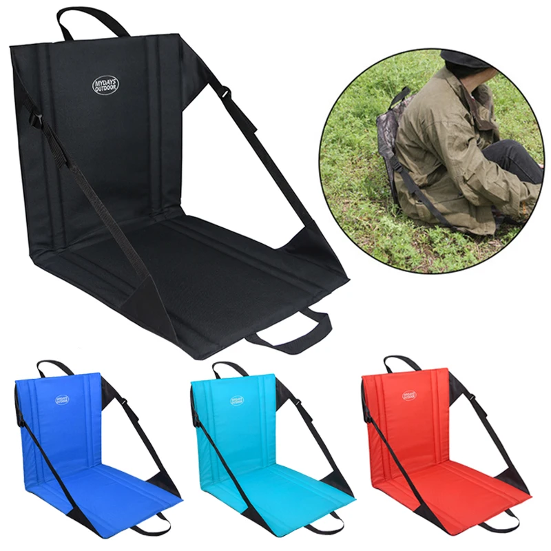 Camping Chair Mat Portable Foldable Backrest Cushion Lightweight Outdoor Garden - £27.01 GBP+
