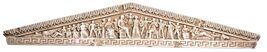 East Pediment Parthenon Acropolis Athens Relief Cast Stone Greek Sculptu... - €106,41 EUR