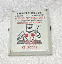 OLD WESCOLOY Products Electrodes &amp; Casting Crusher Service Paper Clip Sp... - $18.32