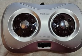 Health Touch Brookstone Shiatsu Foot Massager With Heat Rotating Massager Works - $17.64