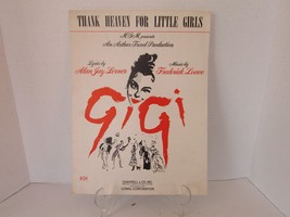 Thank Heaven For Little Girls From Music Gigi 1957 Sheet Music - £4.63 GBP