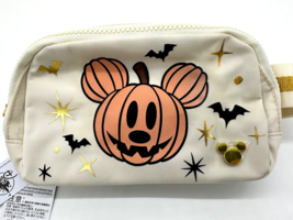 Disney Parks Halloween Mickey Mouse Pumpkin Bats Fanny Pack Belt Bag NWT... - $69.29