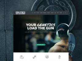 Gym &amp; Fitness WordPress Theme - $69.00