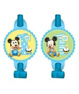 Mickey&#39;s 1st Birthday Blow Outs 8 Count - $7.32 CAD